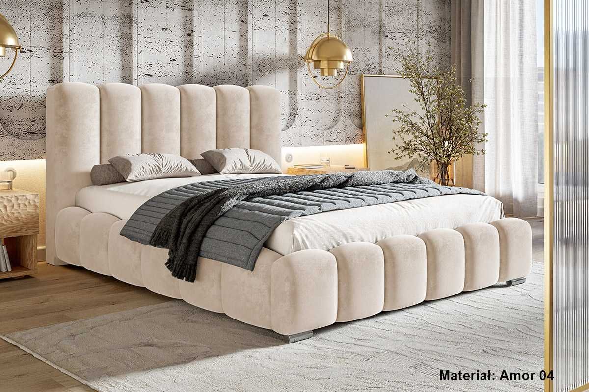 Łóżko tapicerowane bubble GRAND 160x200 180x200  dostawa w 2 tyogdnie