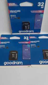 GOODRAM Karta pamięci microSDHC 32GB CL10 + adapter NOWA Gwarancja