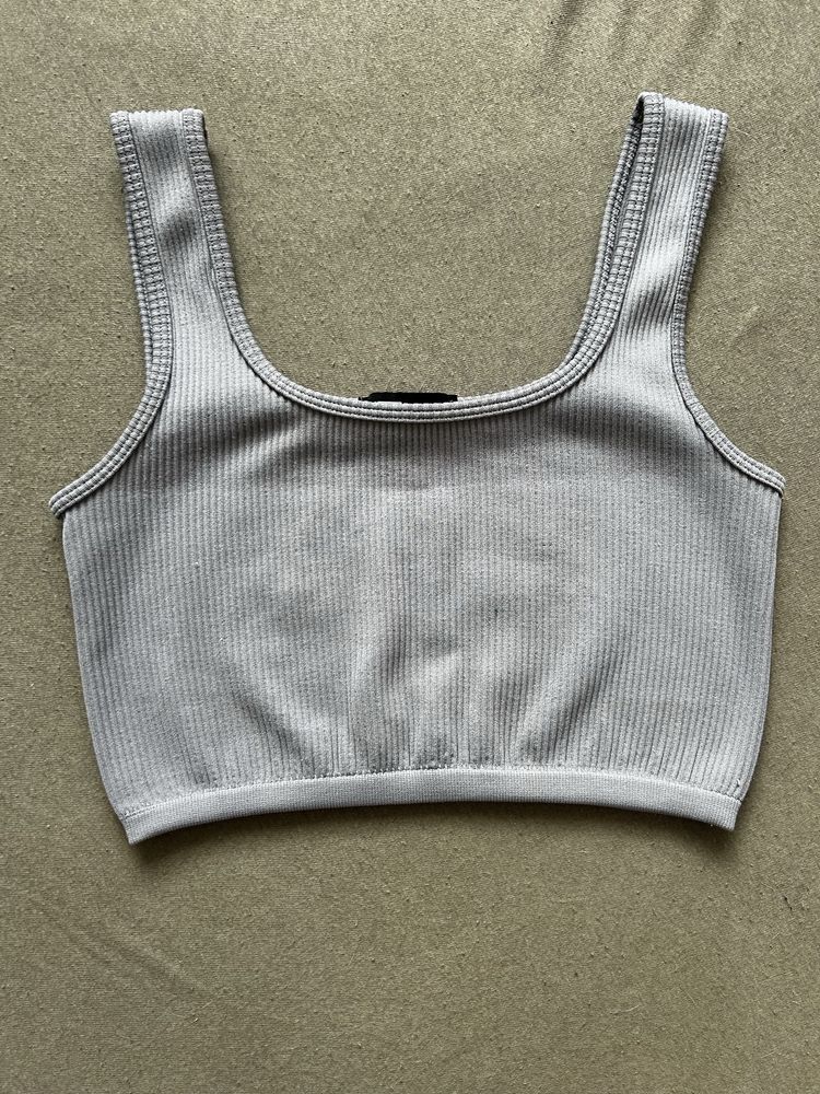Szary top XS.