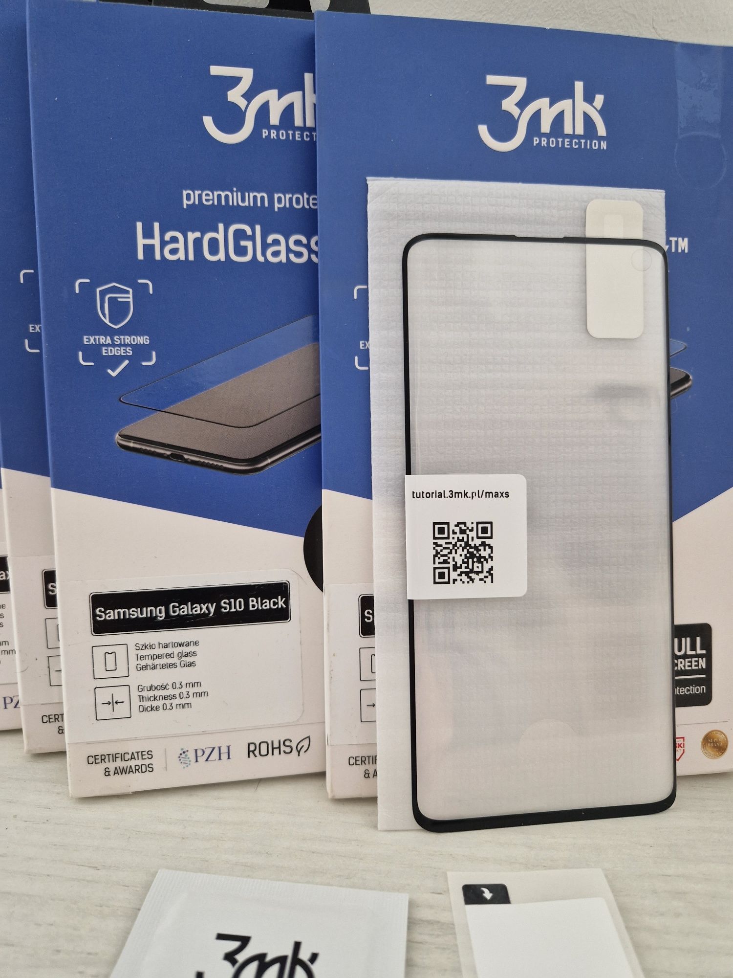 Hartowane szkło 3MK HardGlass Max do Samsung Galaxy S10