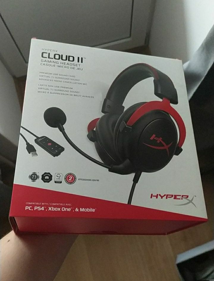 HyperX Cloud II. Нові, повний комплект