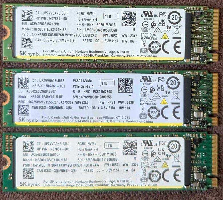 SSD M2 NVME  256-512-1TB-2TB.