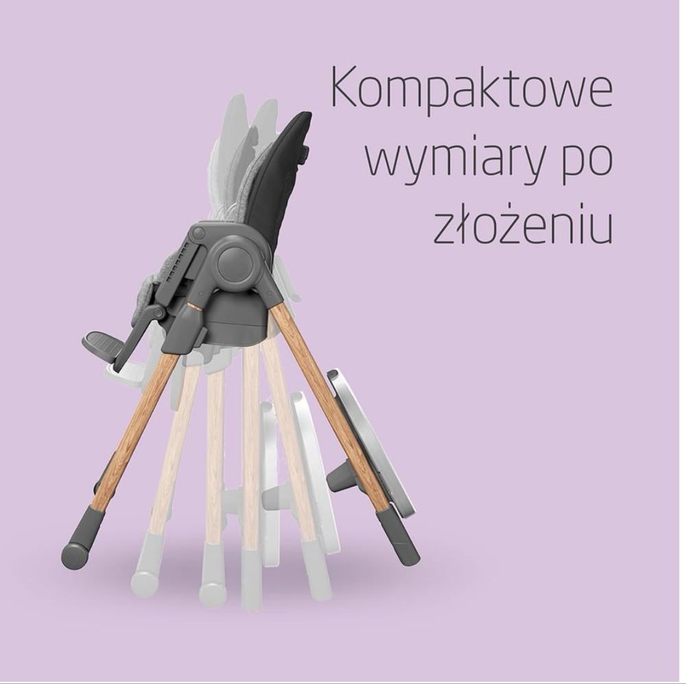 Krzesełka do Karmienia, 0–14 lat, do 60 kg Maxi-Cosi Minla szary nowy