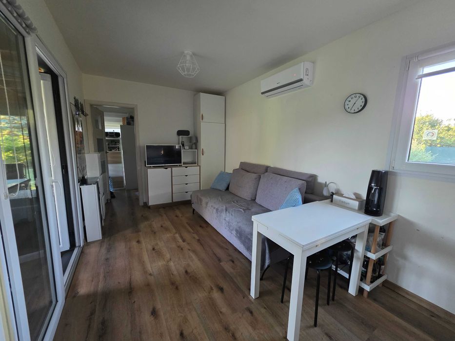 Domek modułowy całoroczny mobilny wyposażony 2 sypialnie 33m2