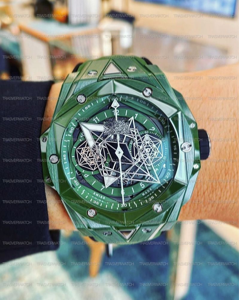 Годинник Убло Sang Bleu II 45mm Ceramic