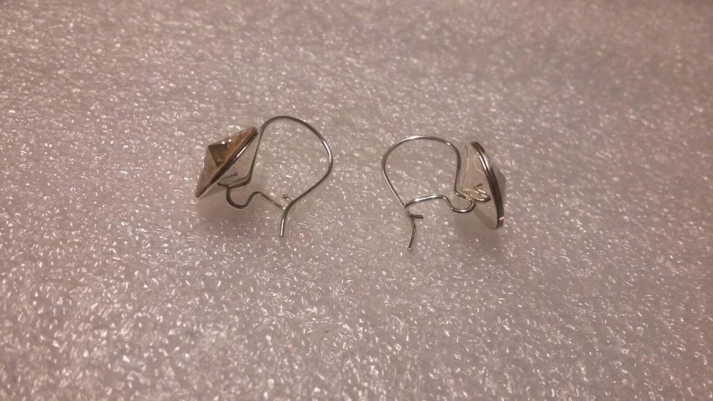 Kolczyki Srebro 925 Swarovski Bardzo Ładne