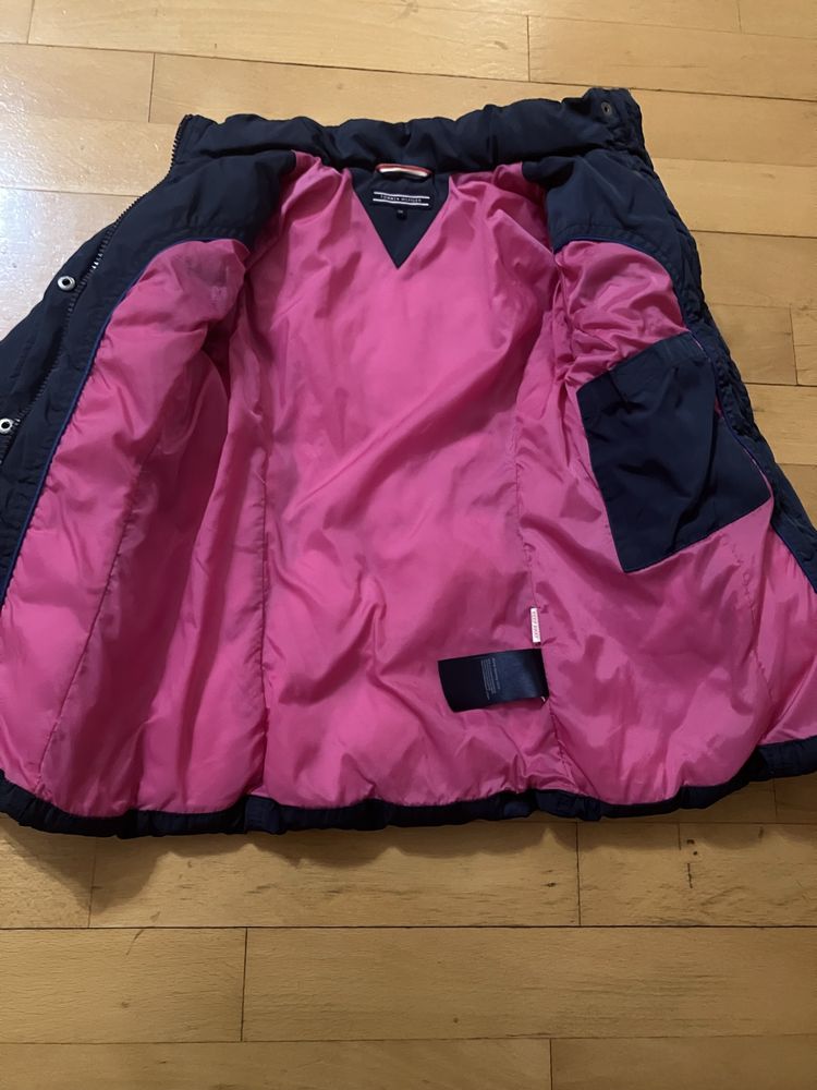 Kurtka dla dziewczynki Tommy Hilfiger rozm 116 jesien/zima 5-6 lat