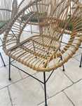 Conjunto 4 cadeiras bambu SKLUM