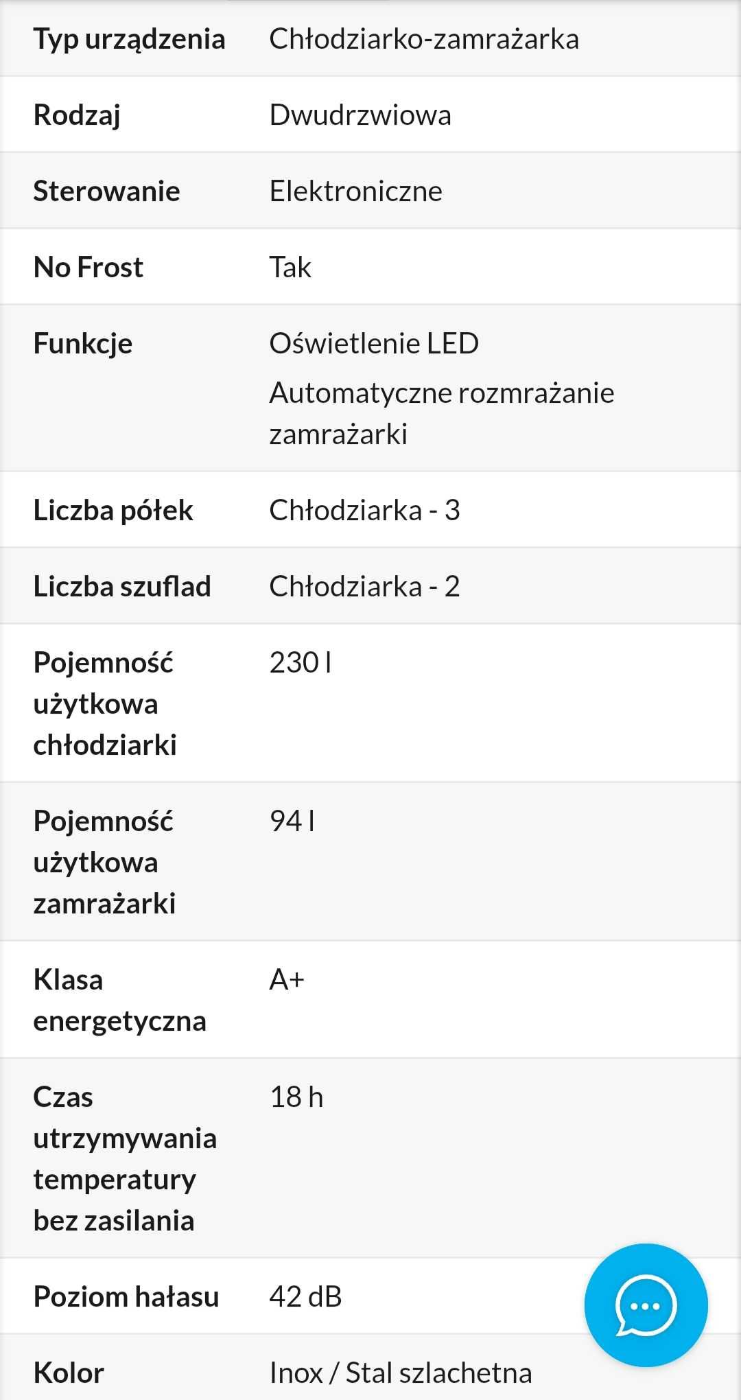 Sprzedam lodówkę Sharp SJ-BA11IEXI1