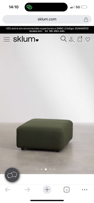 NOVO - Puff verde Fogler