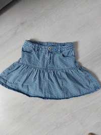 Spódnica jeansowa dla dziewczynki r. 122-128