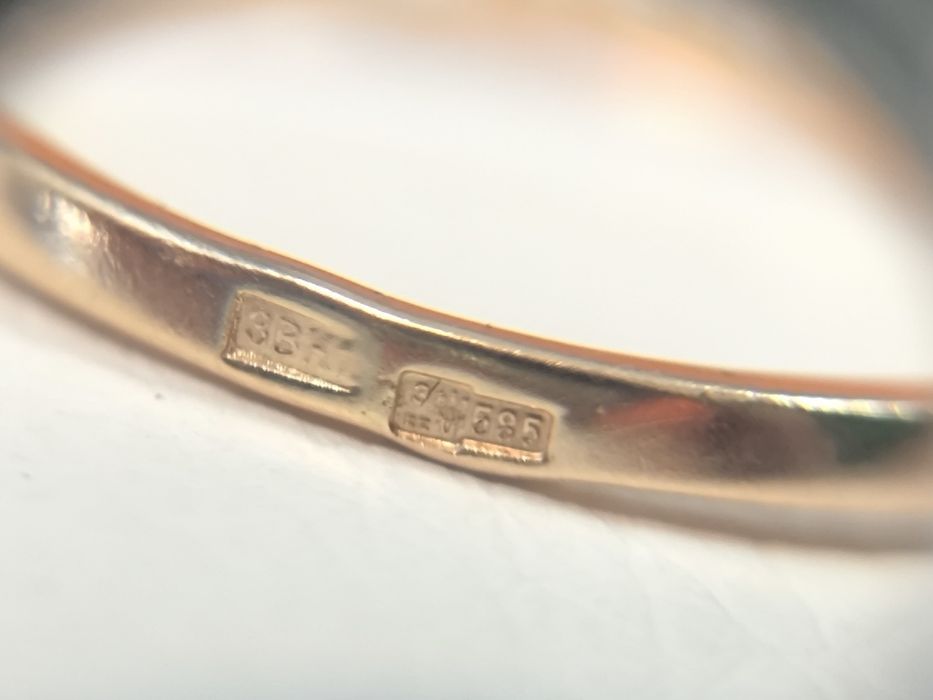 Кольцо золотое Корона р16.5