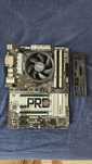 Zestaw Asrock AB350 PRO4 + ryzen 2600 + 16gb ram.
