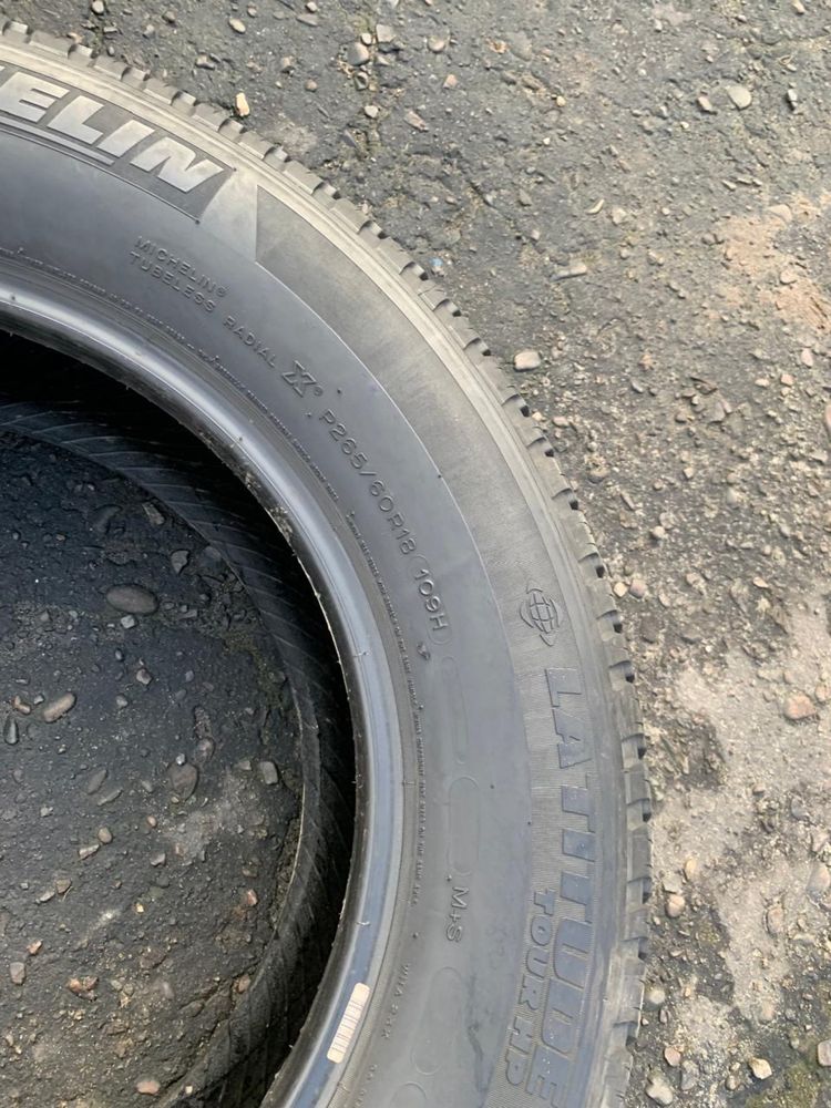 Шини 265/60 R18 Michelin літо 2022 рік,6,5 мм