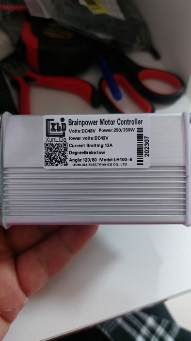 Контролер 36-60v/350w з ручкою газу куркового типу + LCD дисплей