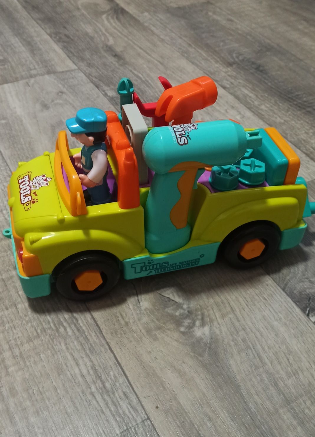 Логическая машинка конструктор Limo Toy свет звук