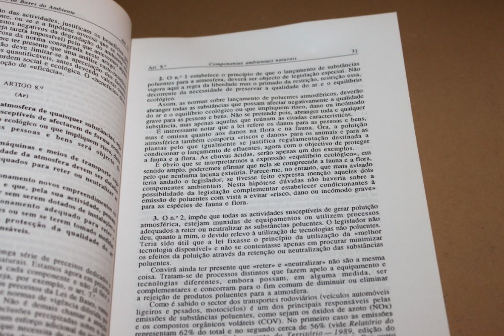 Lei de Bases do Ambiente de João Pereira Reis