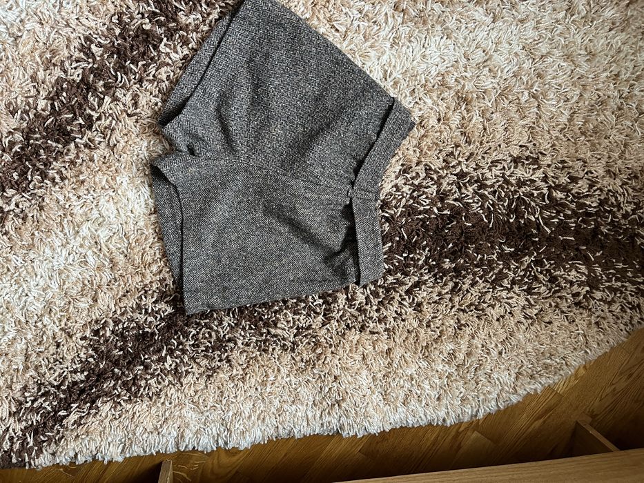 Шерстяні шорти від зара. Zara теплі шорти із завишеною талією