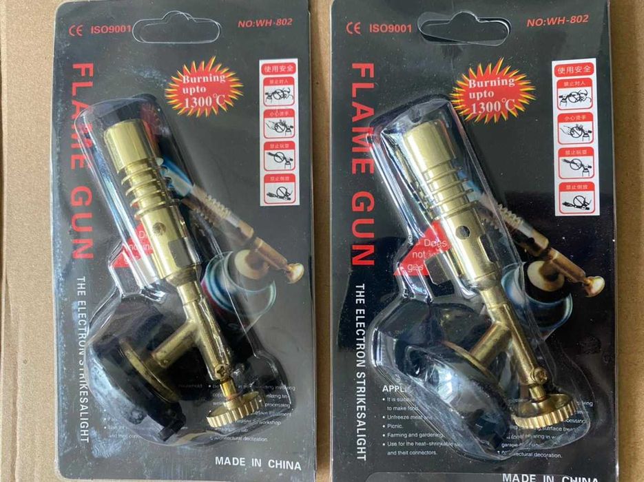 Газовая горелка Flame Gun 8818 медно цинковый сплав - Горелки газовые
