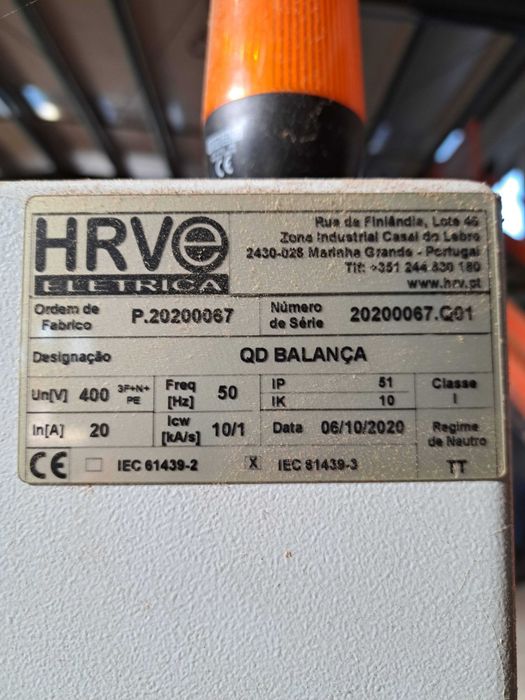 Linha de ensacamento e paletização HRV #G1001