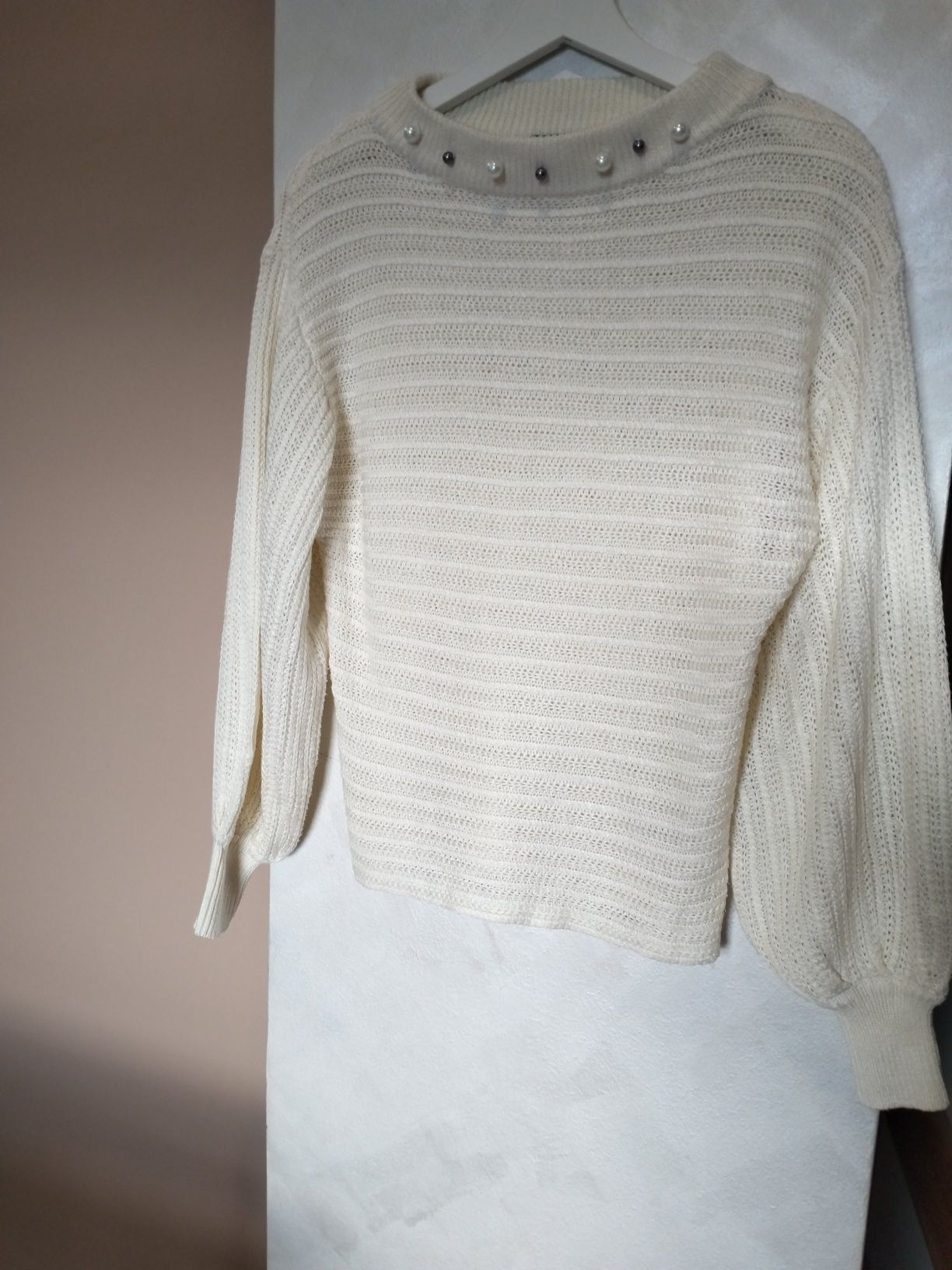 Lindex śmietankowy sweter damski rozmiar xs