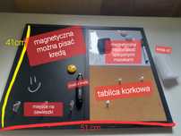 Tablica korkowa, magnetyczna kredowa