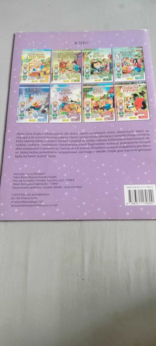 Książka edukacyjna czytam baśnie metoda sylabową Lampa Aladyna