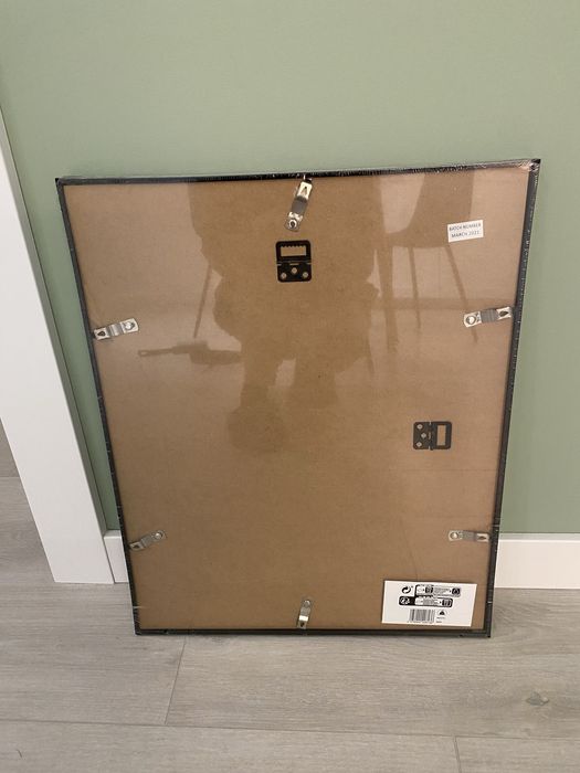 Czarna ramka na zdjęcia plakat lila 40x50cm