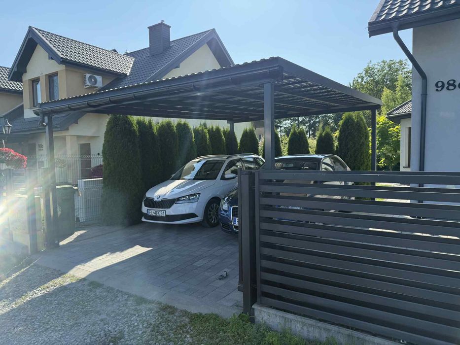 Wiata samochodowa Altany CarPort Zadaszenie samochodu tarasu drewutnia