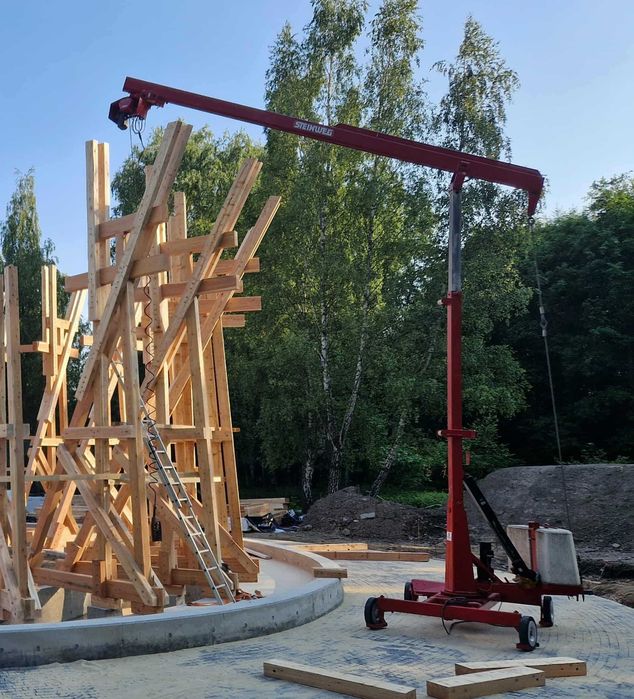 Dźwig Steinweg Bocker MK- 400/5 mini żuraw