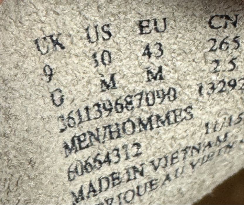 Чоловічі шкіряні кросівки туфлі Clarks 43p