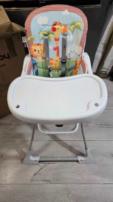 Star Ibaby Baby Pretty krzesełko do karmienia podwójna taca +2 zabawki