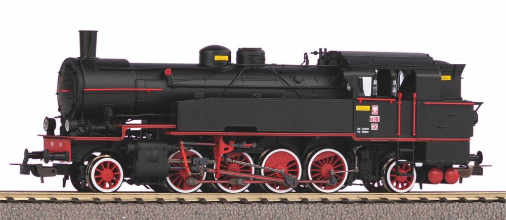Parowóz Tkt1-63 PKP III dek. jazdy, dźwięku, dym 1:87 HO / Piko 50662