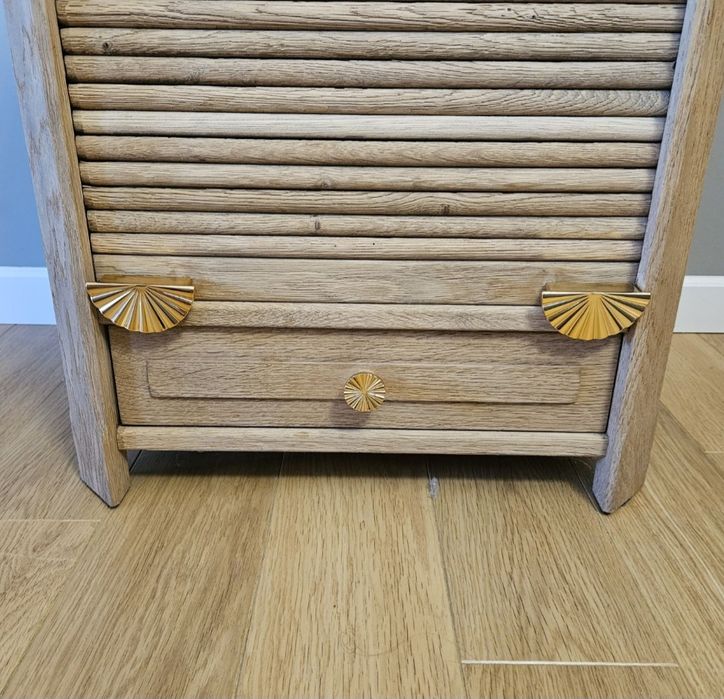 Komoda dębowa wąska