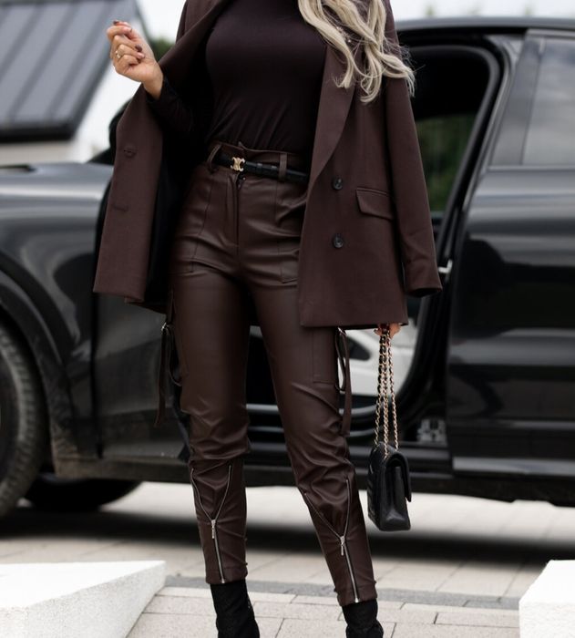 Varlesca spodnie bojowko czekoladowe 38