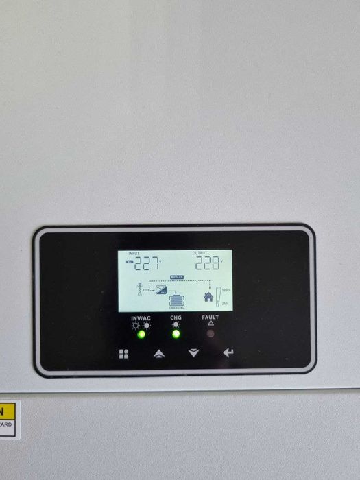 Інвертор гібридний 3000Вт AOH-3.2KVA повний комплект з дротами до АКБ