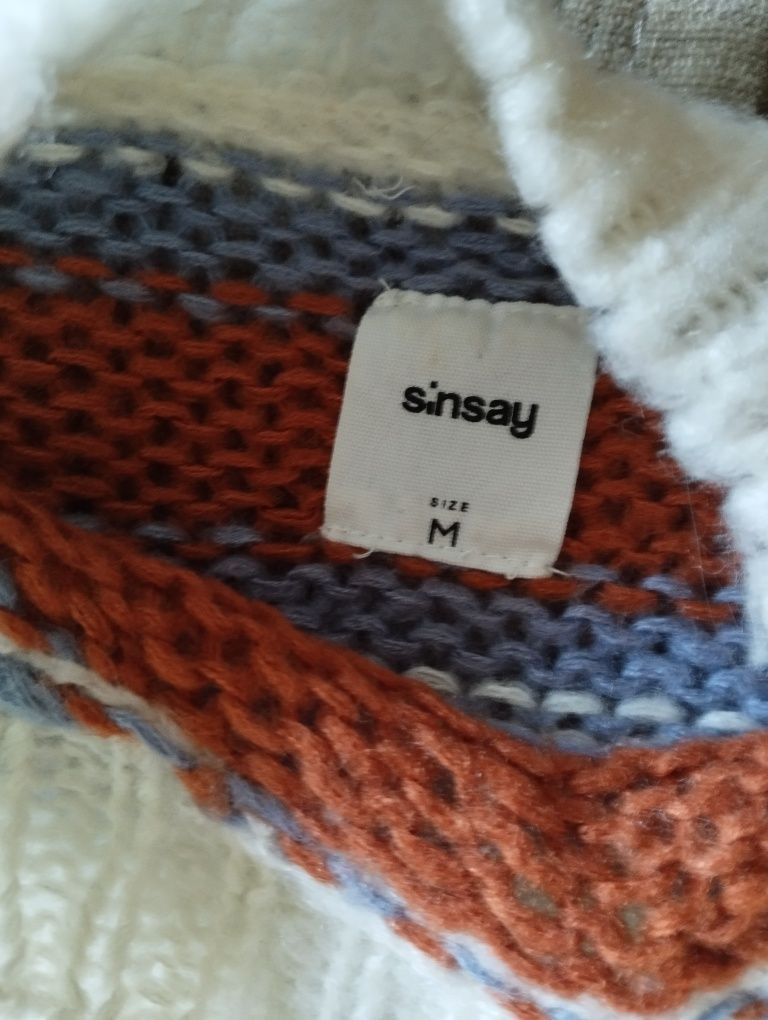 Sweterek w paski Sinsay, M