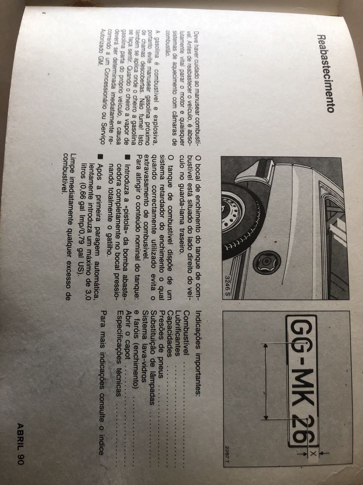 Opel Corsa Manual 1990