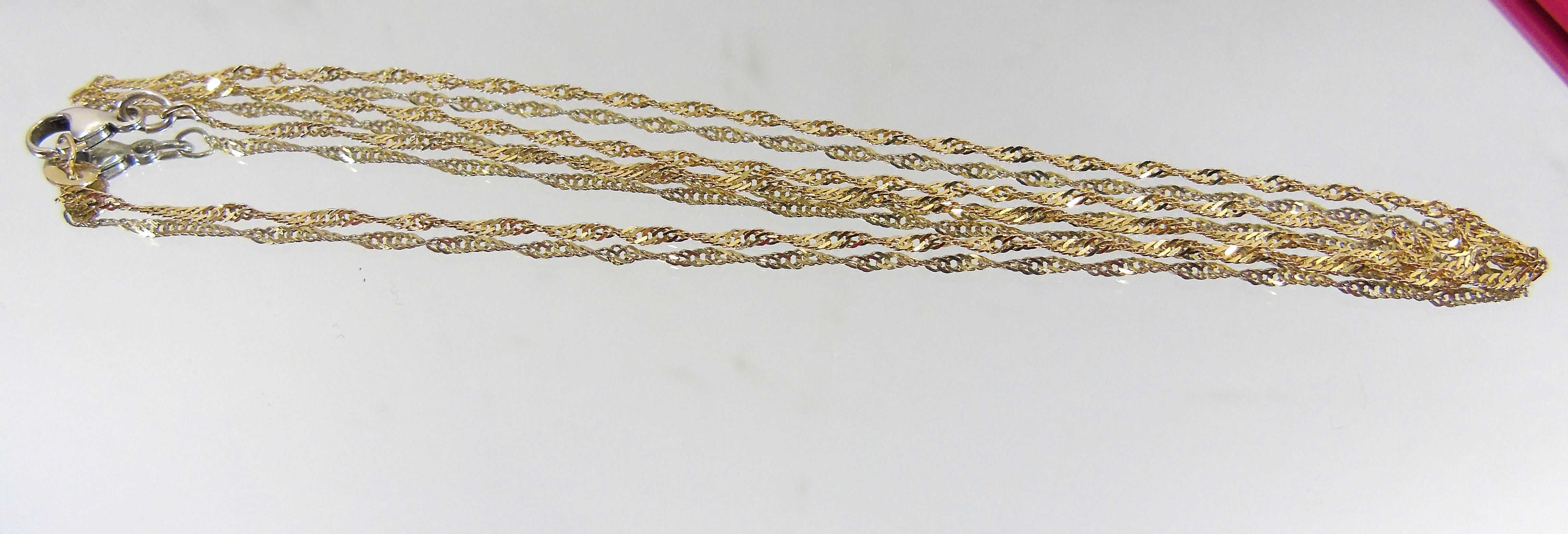 Złoty łańcuszek pr.585 dł.50cm Lombard Żuromin Loombard
