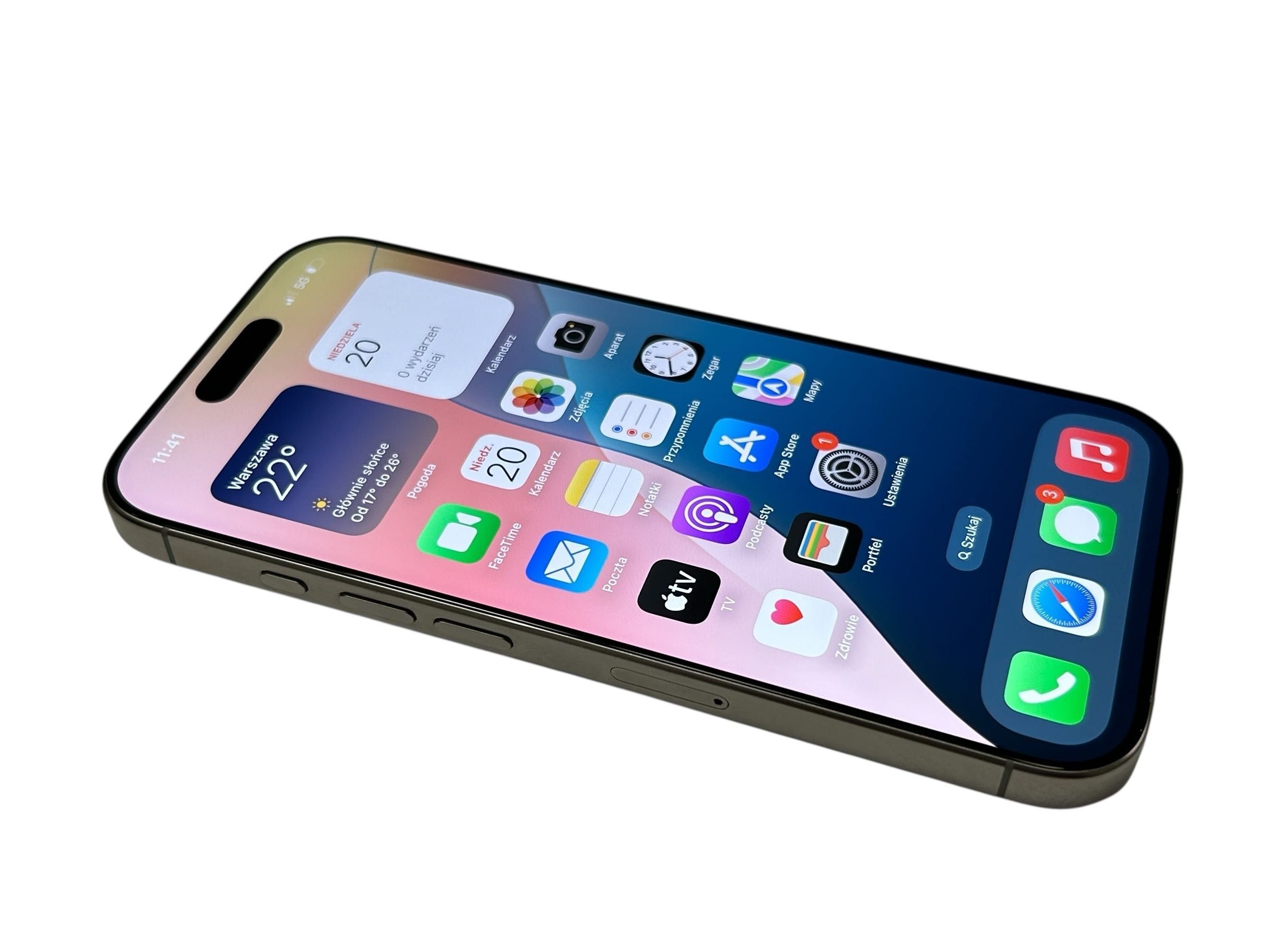 iPhone 16 Pro 128GB Naturalny Tytan JAK NOWY Bateria 100%