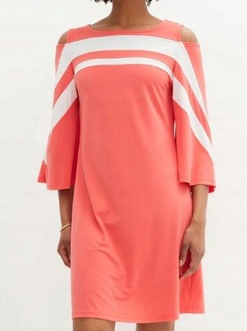 B.P.C sukienka koralowa z odkrytymi ramionami ^44/46