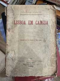 livro raro Gervásio Lobato - Lisboa EM CAMISA.