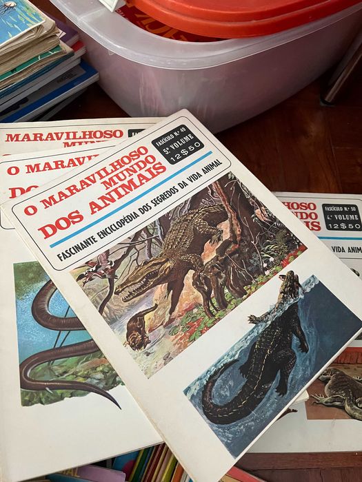 Coleção anos 70 Maravilhoso Mundo dos Animais completa