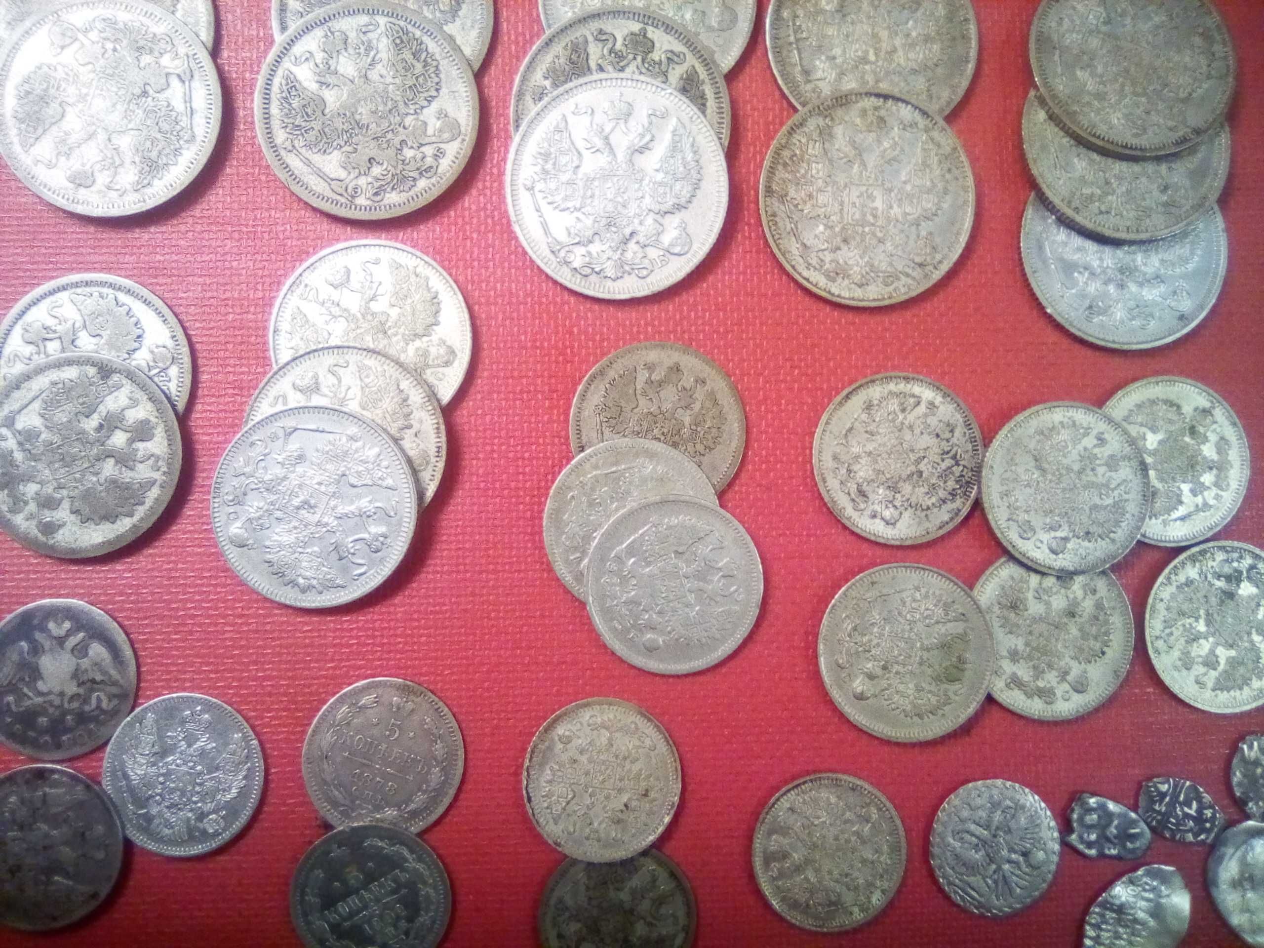 монеты серебрянные царские оригинал 16-20 век ! На Укаину самовывоз !