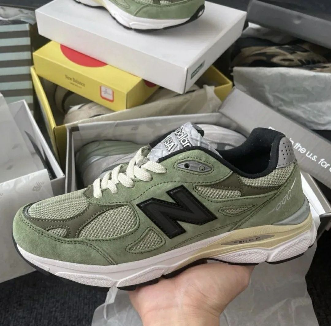 Кросівки New Balance JJJJound x New Balance 990 v3 Made in USA Olive