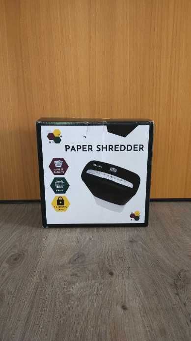 Zestaw 2w1 Mocna Niszczarka Do Papieru Dokumentów Kart Biuro + GRATIS