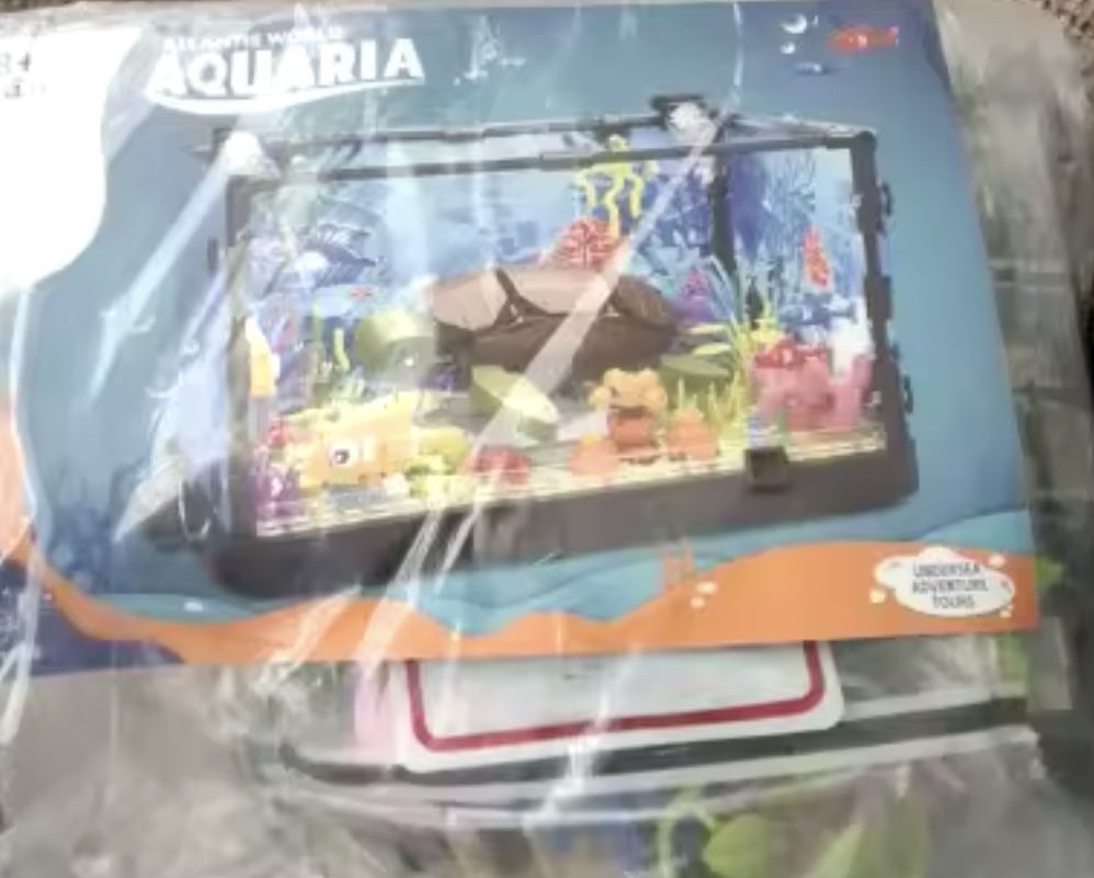 Klocki akwarium żółw prezent jak lego