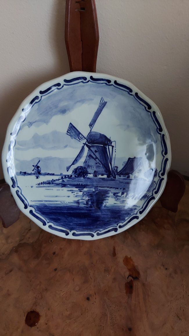 Delft  - Talerze - Holandia- Porcelana  - Vintage