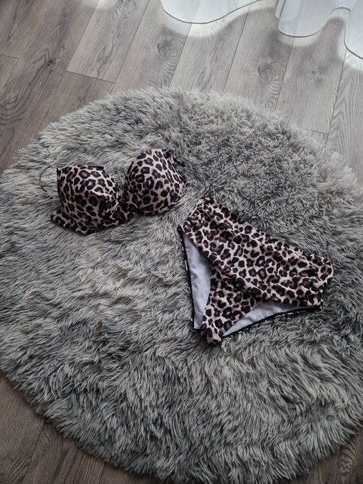 Strój kąpielowy w panterkę centki l/xl