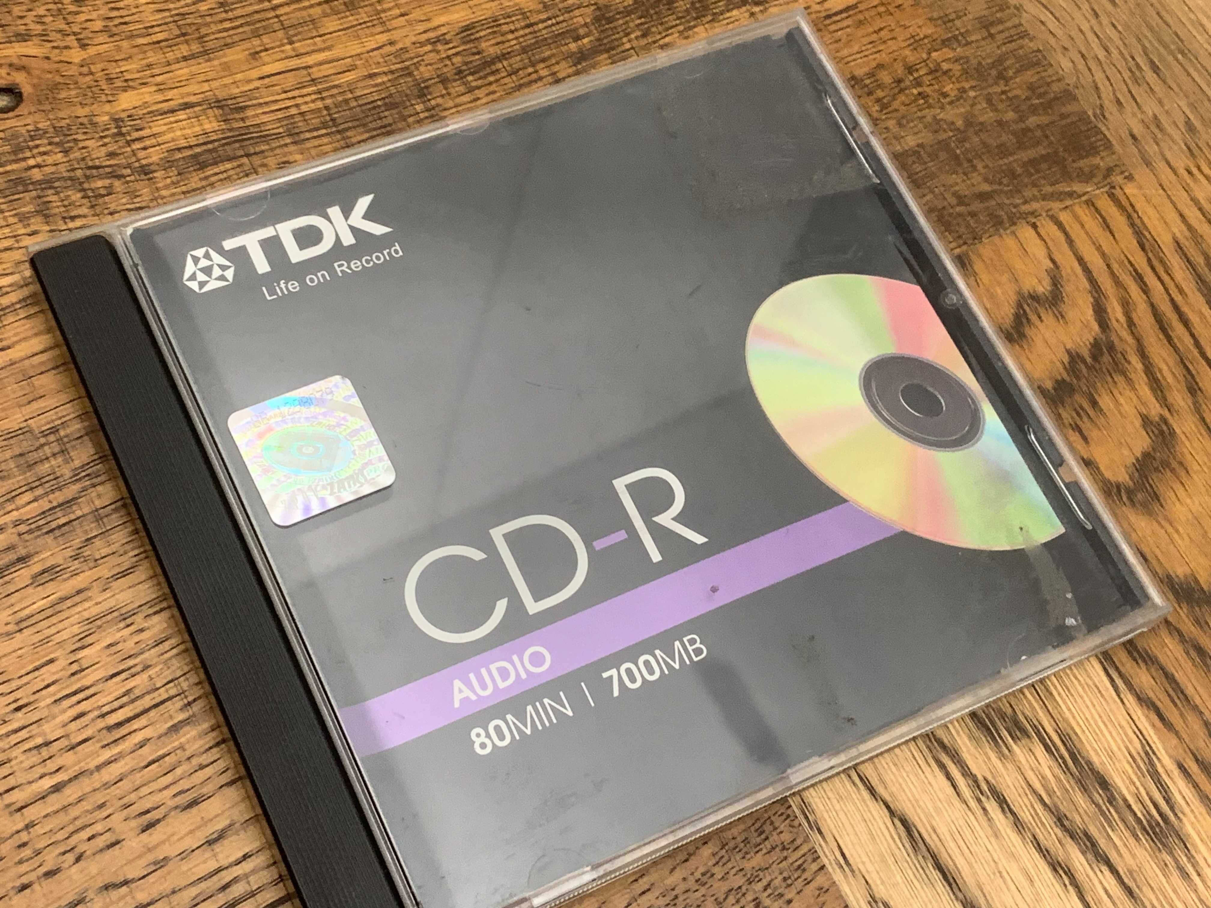 TDK CD-R Audio - czysta płyta kompaktowa do muzyki